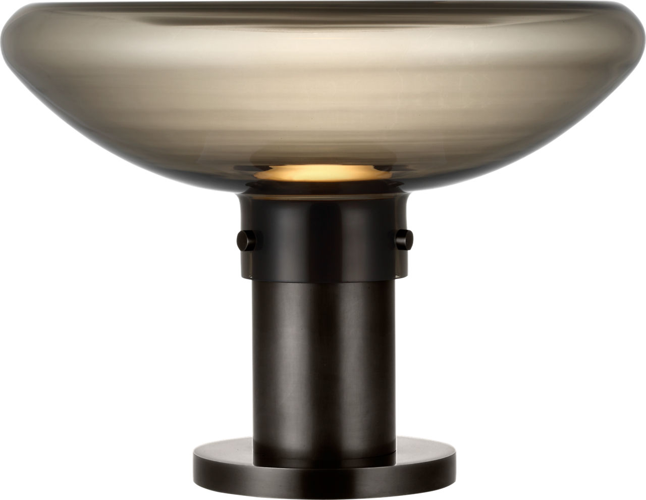 Morgan 16 Table Lamp burnished Bronze with smoke glass 2700K-1800K 90 CRI