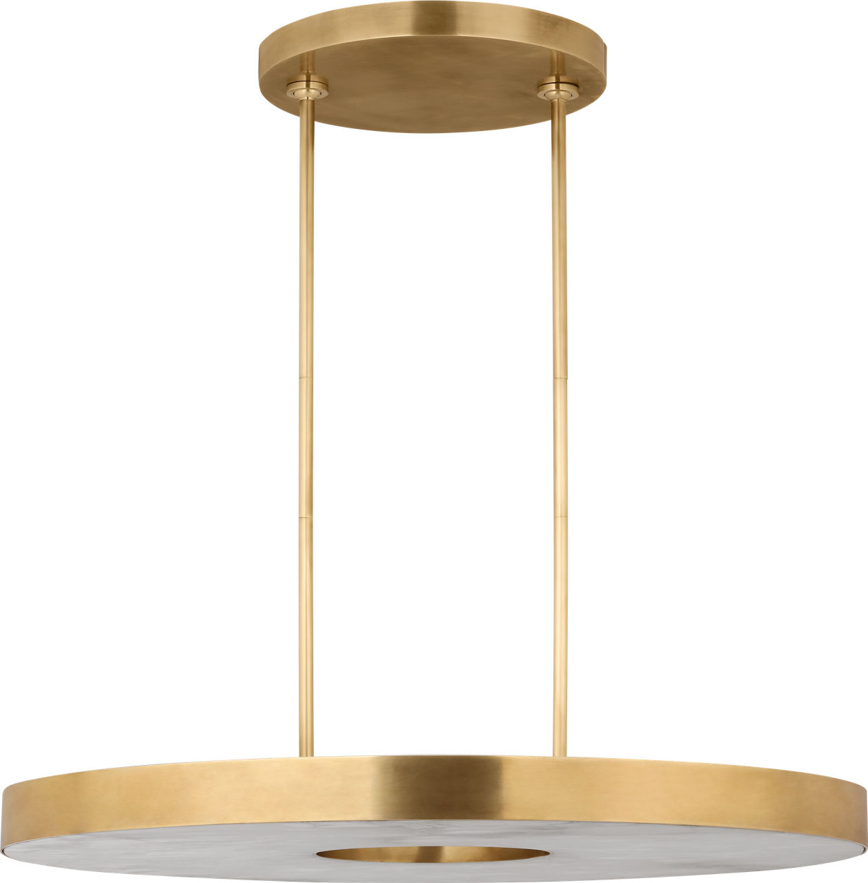 Wyllis 36 Chandelier hand rubbed antique brass 2700K 90 CRI