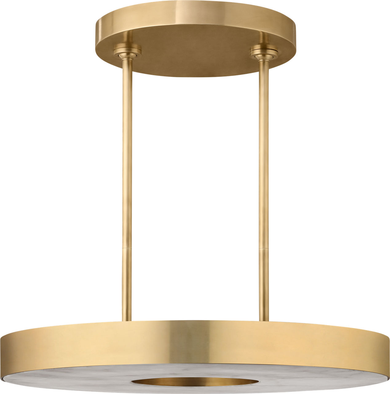 Wyllis 24 Chandelier hand rubbed antique brass 2700K 90 CRI