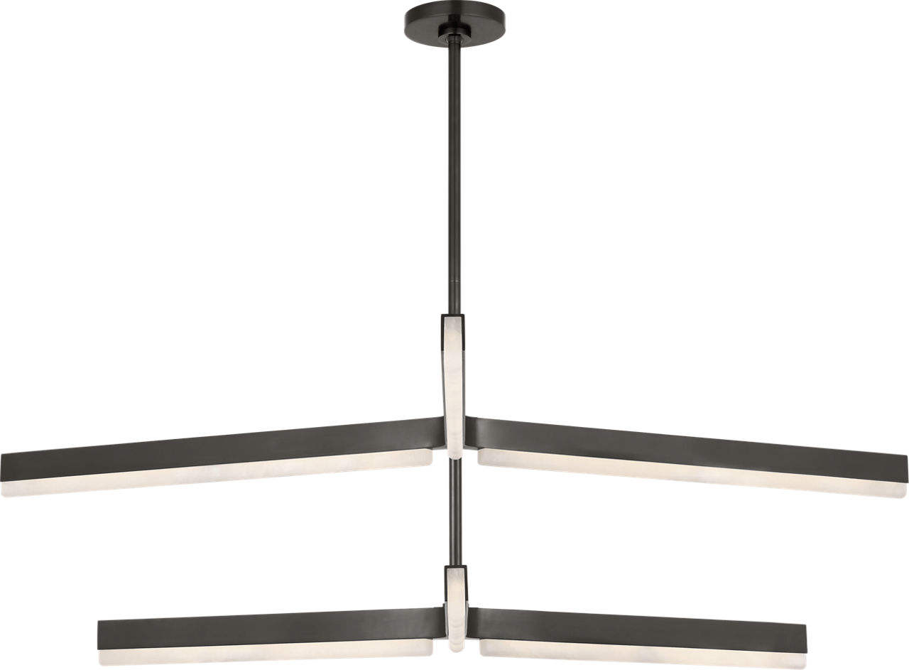 Linea 56 Two Tier Chandelier Bronze 2700K 90 CRI