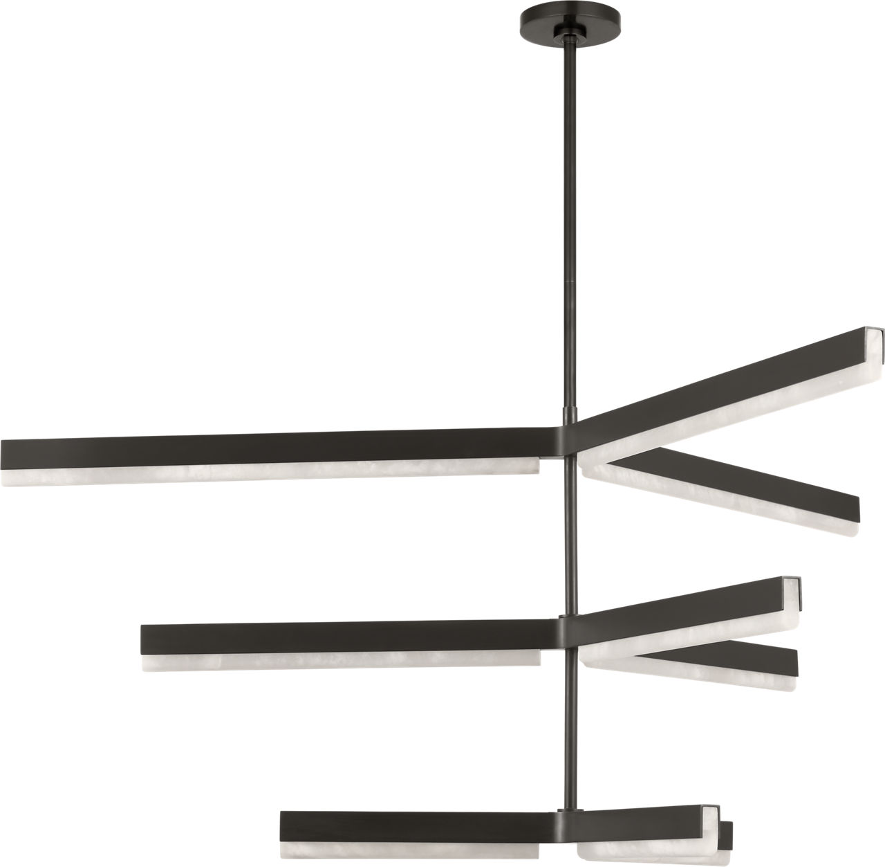 Linea 56 Three Tier Chandelier Bronze 2700K 90 CRI