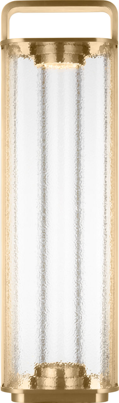 Flacara 24 Rechargeable Lantern Hand Rubbed Antique Brass 2700K 90 CRI