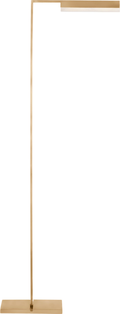 Linea 42 Floor Lamp Hand Rubbed Antique Brass 2700K 90 CRI