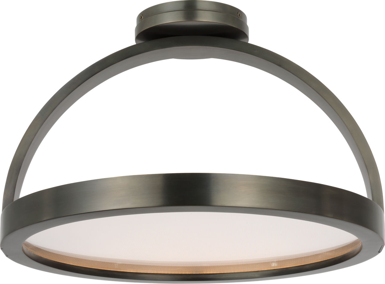 Cerne Large Semi Flush dark Bronze 2700K 90 CRI