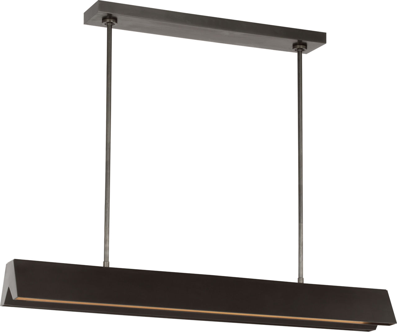 Pench Medium Linear Chandelier dark Bronze 2700K 90 CRI