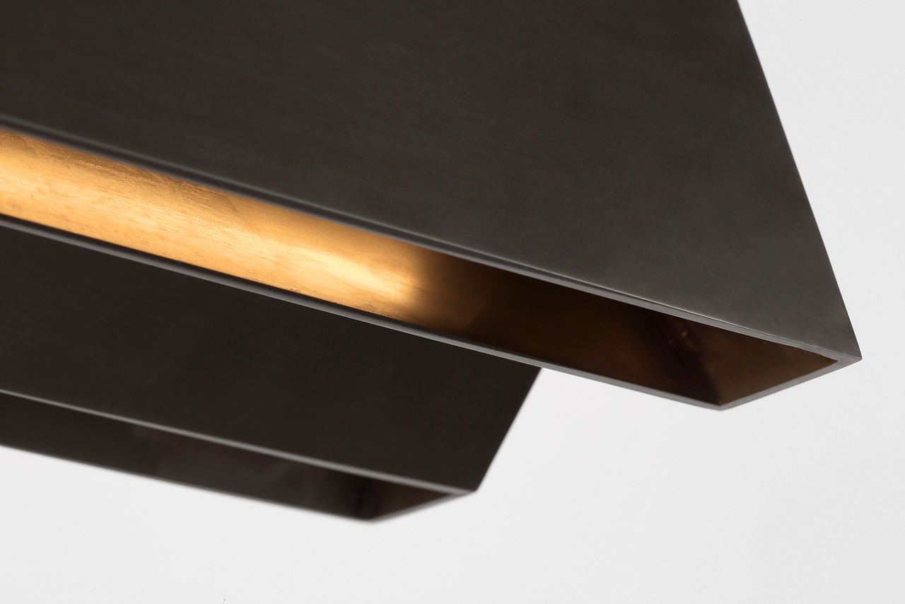 Pench Medium Linear Chandelier dark Bronze 2700K 90 CRI