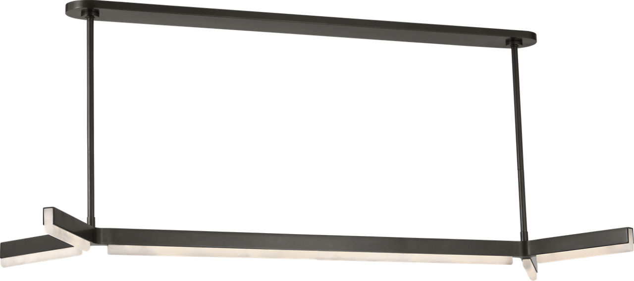 Linea 55 Linear Chandelier Bronze 2700K 90 CRI