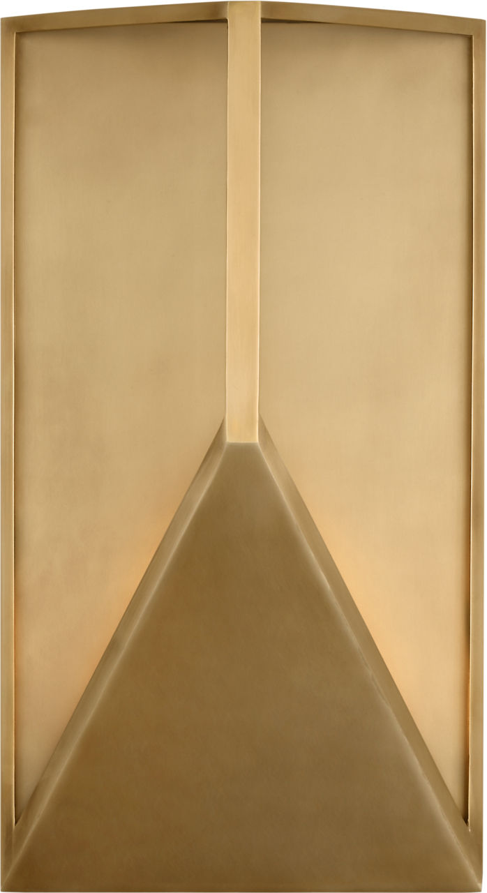 Punto 16 Wall hand rubbed antique brass 2700K 90 CRI