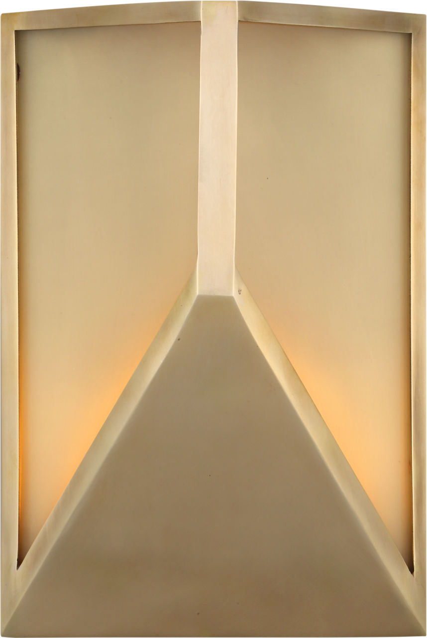 Punto 10 Wall Hand Rubbed Antique Brass 2700K 90 CRI