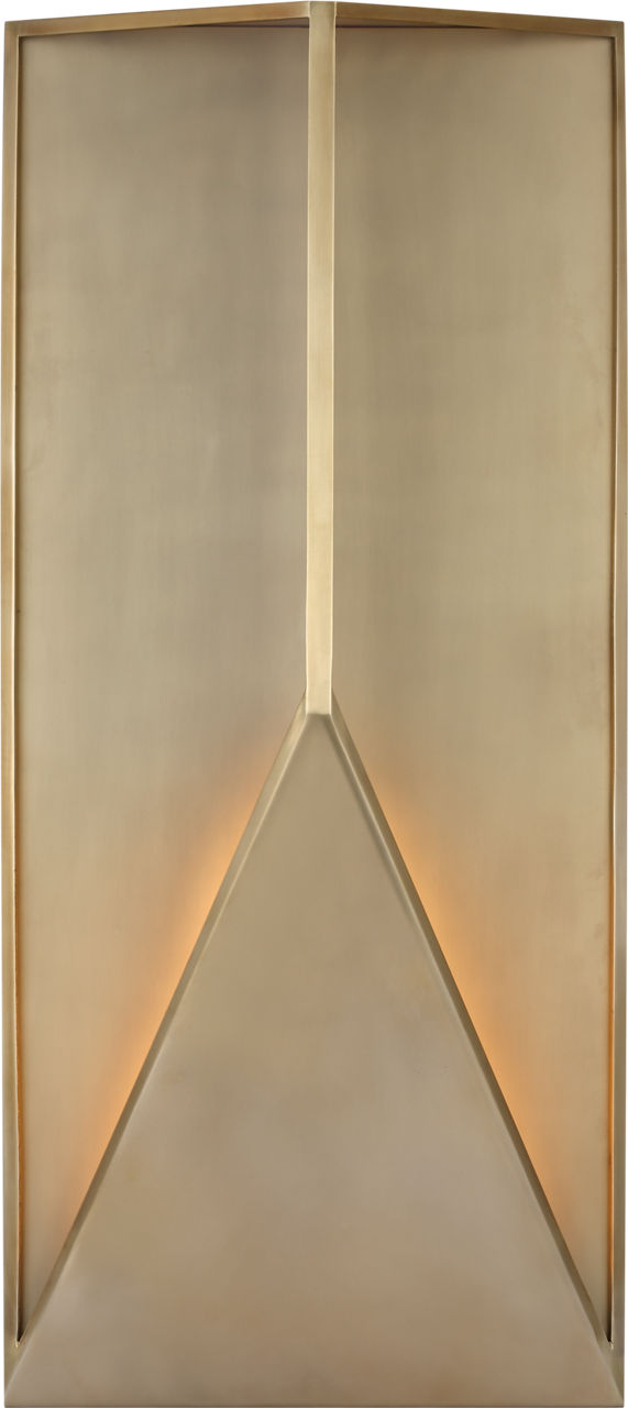 Punto 30 Wall Hand Rubbed Antique Brass 2700K 90 CRI