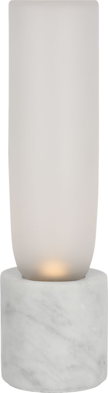 Volver Accent Table Lamp Clear Etched White marble 2700K 90 CRI