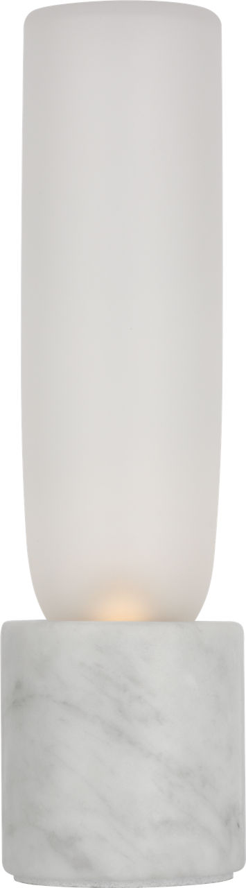 Volver Accent Table Lamp Clear Etched White marble 2700K 90 CRI