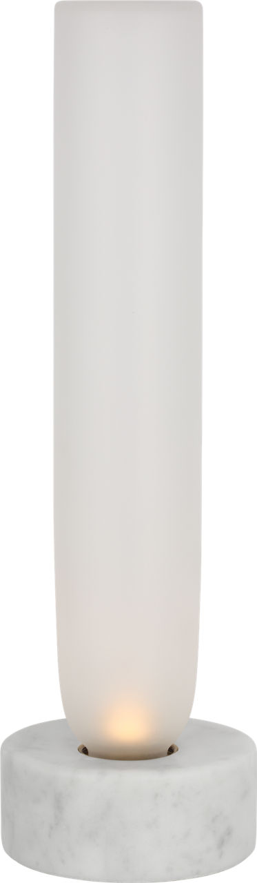 Volver Small Table Lamp Clear Etched White marble 2700K 90 CRI