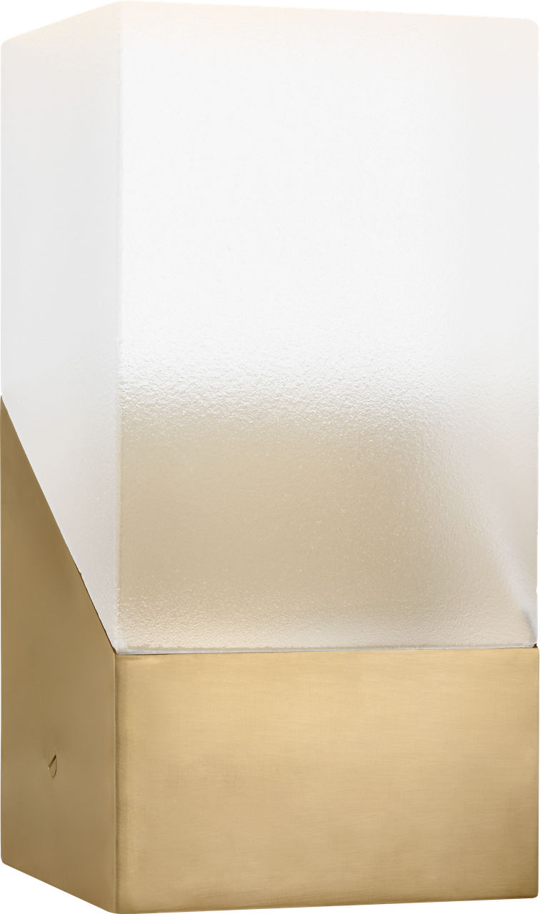 Pezzo 10 Rechargeable Table Lamp Hand Rubbed Antique Brass 2700K 90 CRI