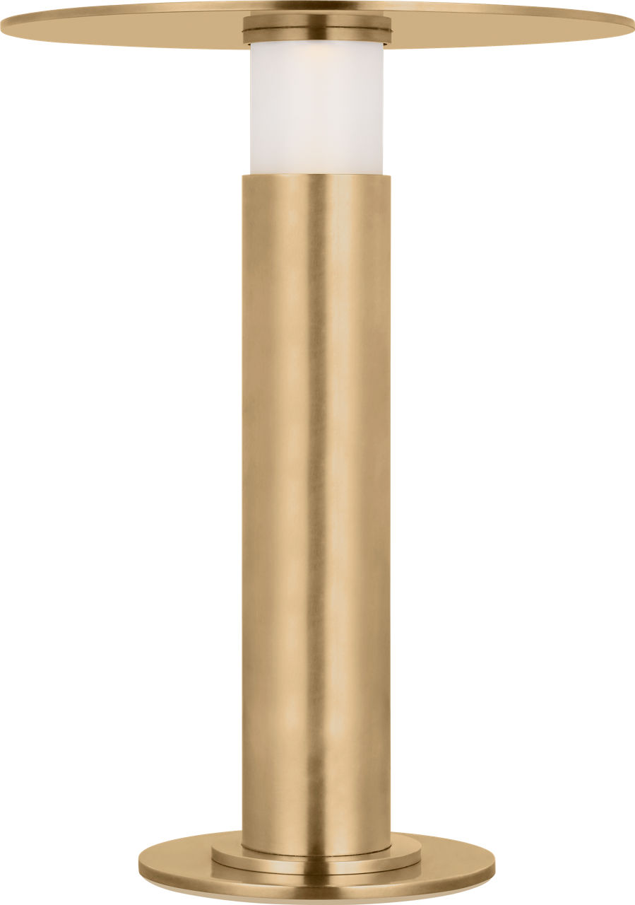 Miguel 10 Rechargeable Table Lamp Hand Rubbed Antique Brass 2700K 90 CRI