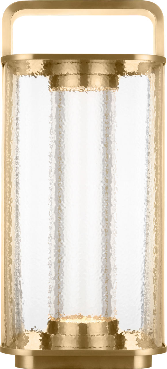 Flacara 15 Rechargeable Lantern hand rubbed antique brass 2700K 90 CRI