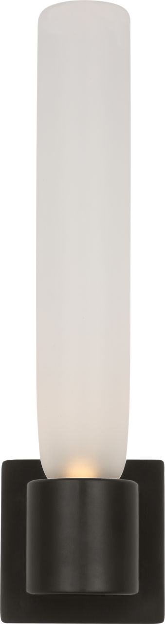 Volver Medium Single Sconce Clear Etched Bronze 2700K 90 CRI