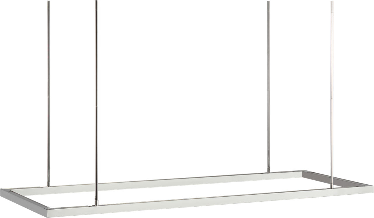 Stagger Halo 50 Linear Suspension Polished stainless steel LED 2700K 90 CRI 120-277V