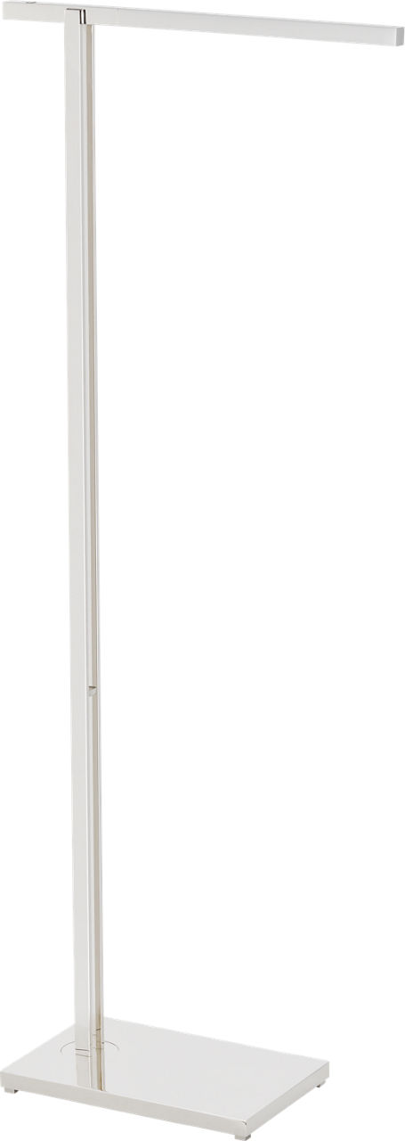 Stagger Medium Floor Lamp polished nickel 2700K 90 CRI