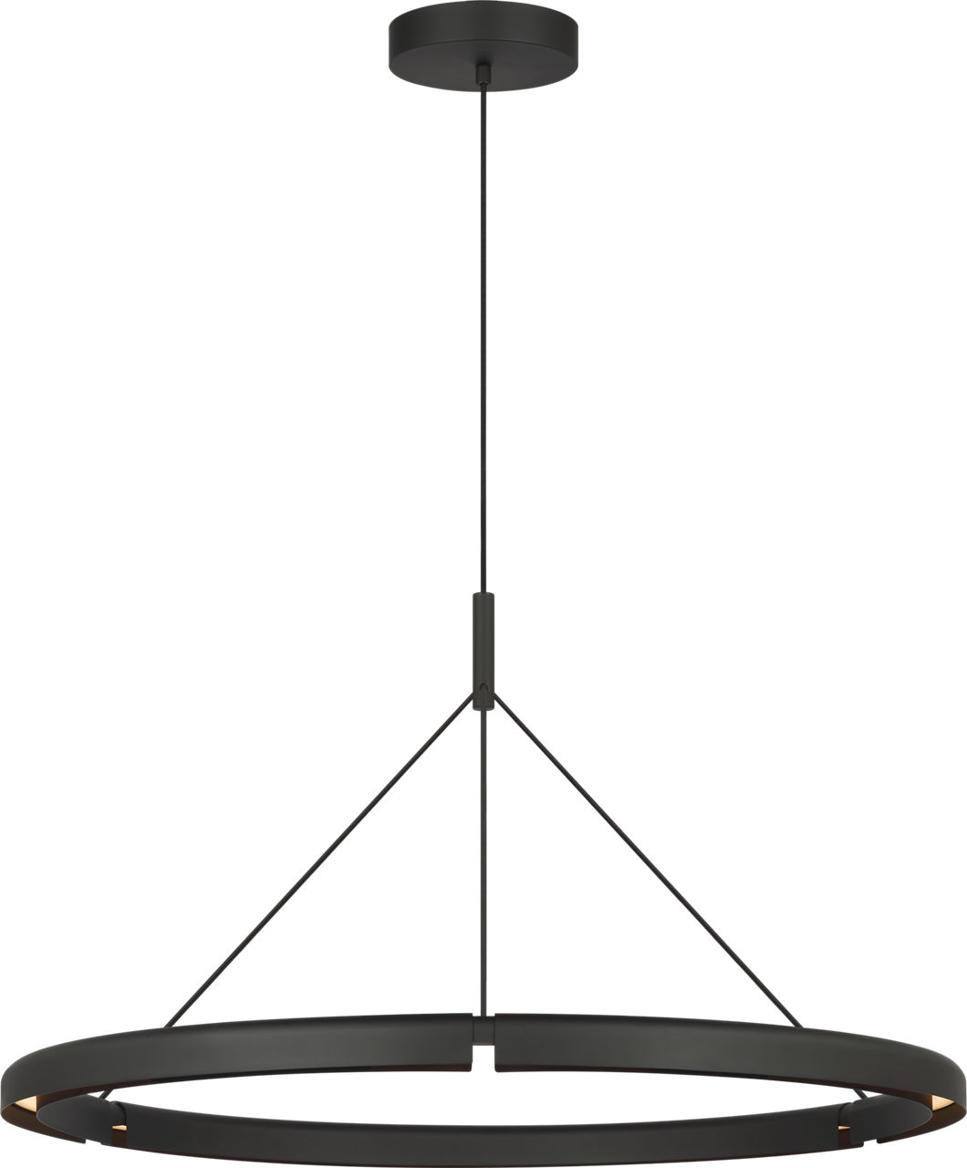 Cloak 36 Chandelier in Nightshade Black