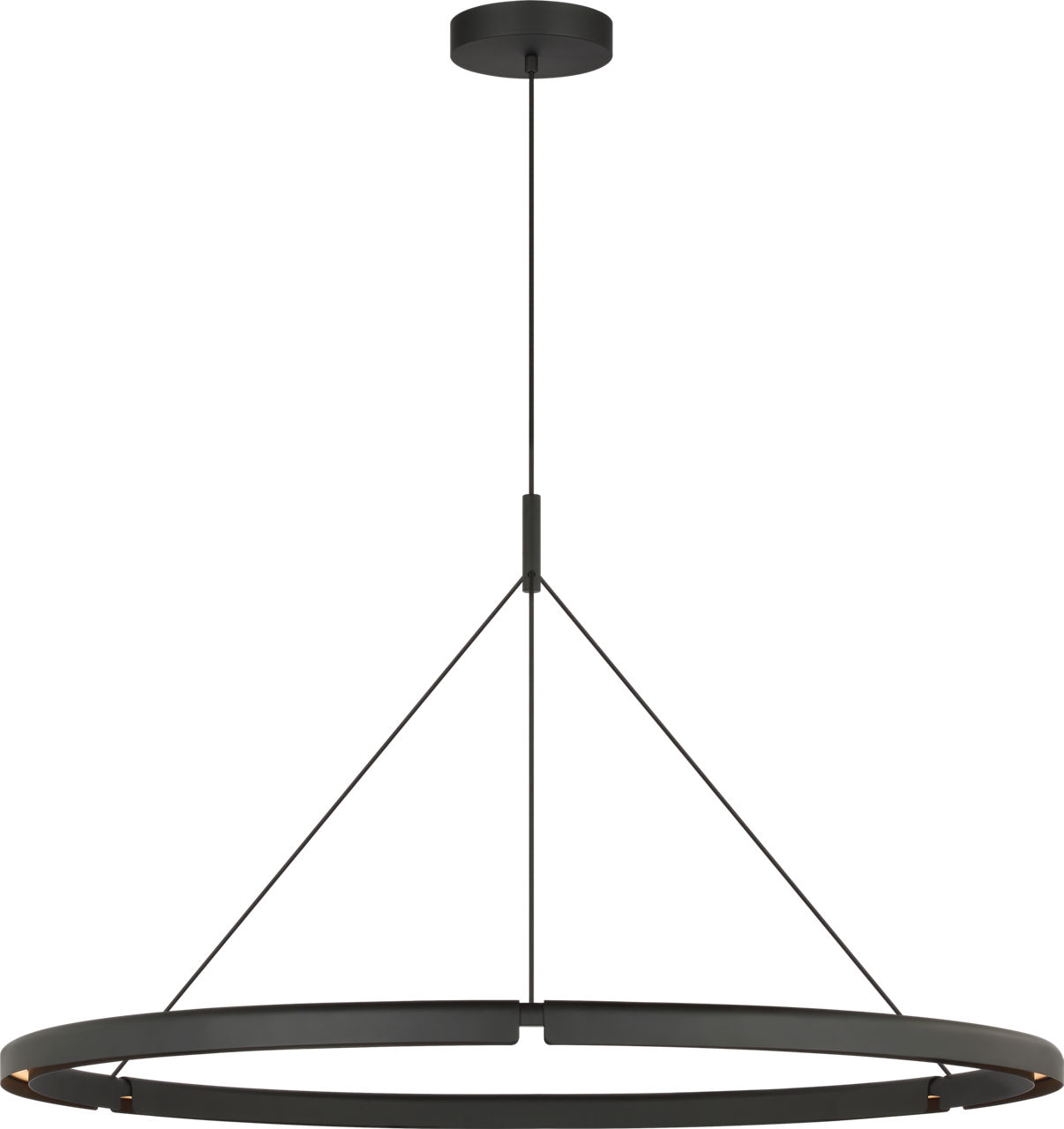 Cloak 48 Chandelier in Nightshade Black