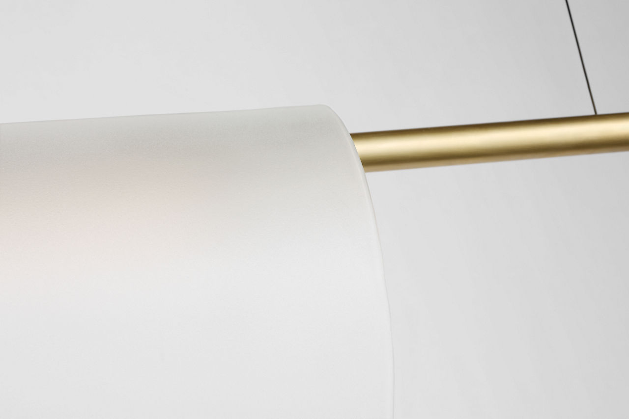 Trace 72 Single Linear Chandelier - PBLS807 | Visual Comfort