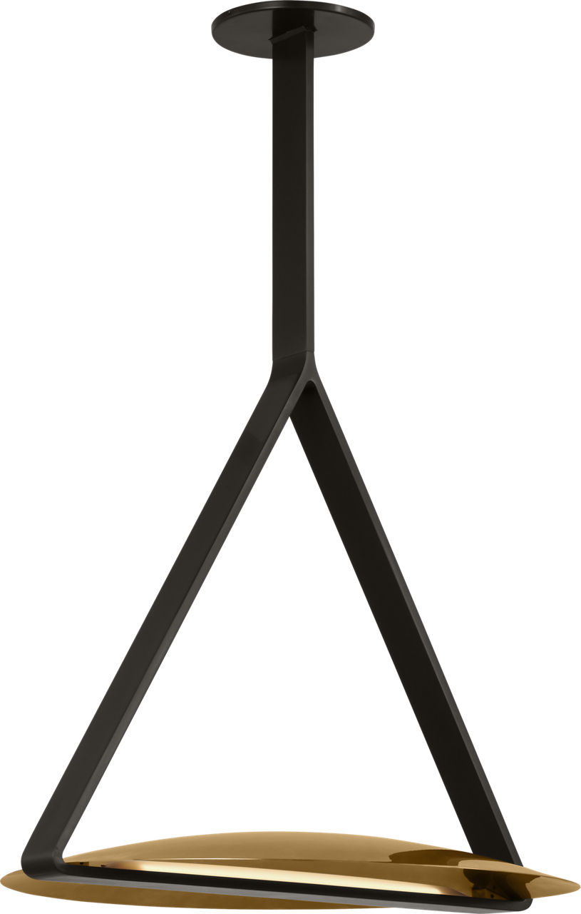 Cymbal Large Pendant dark Bronze/Natural Brass 2700K 90 CRI