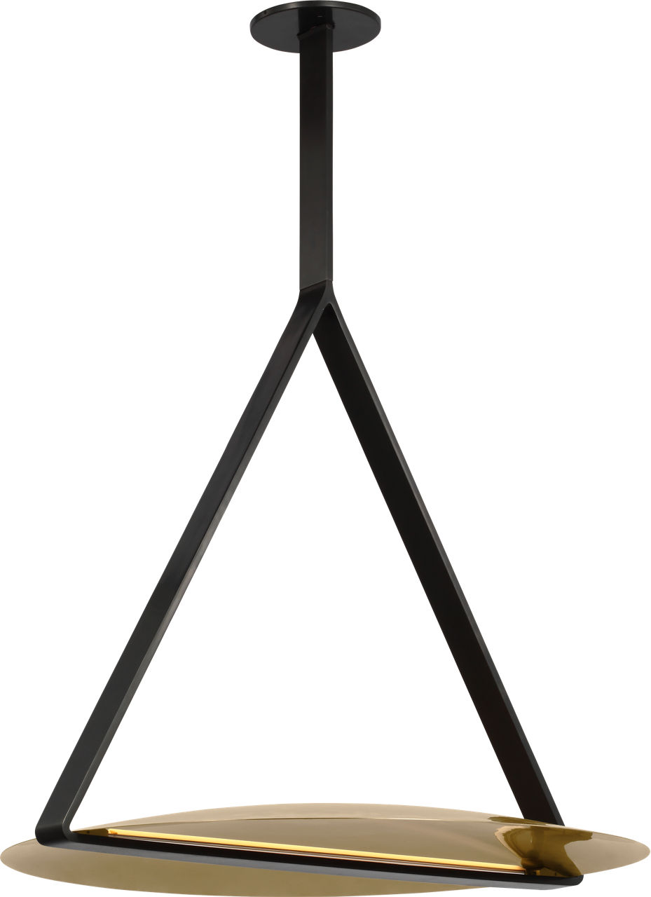 Cymbal X-Large Pendant Dark Bronze/Natural Brass 2700K 90 CRI