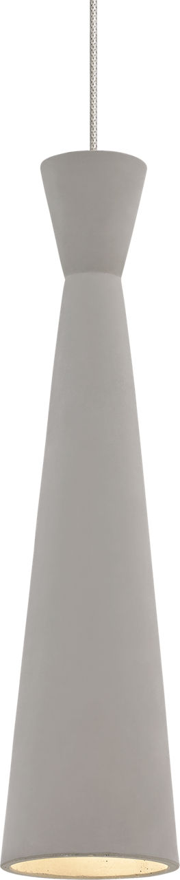 Windsor Pendant in Satin Nickel with Concrete FreeJack Bulb(s) Not Included