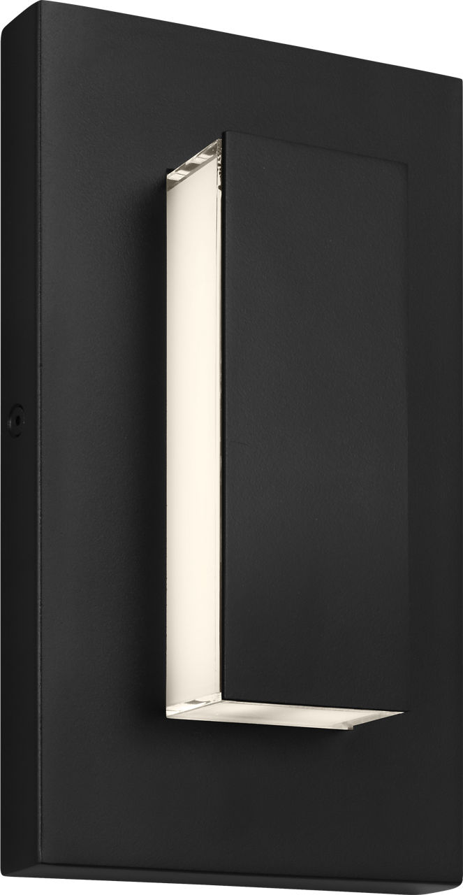 Aspen 8 Outdoor Wall Black 3000K 90 CRI Surge Protection