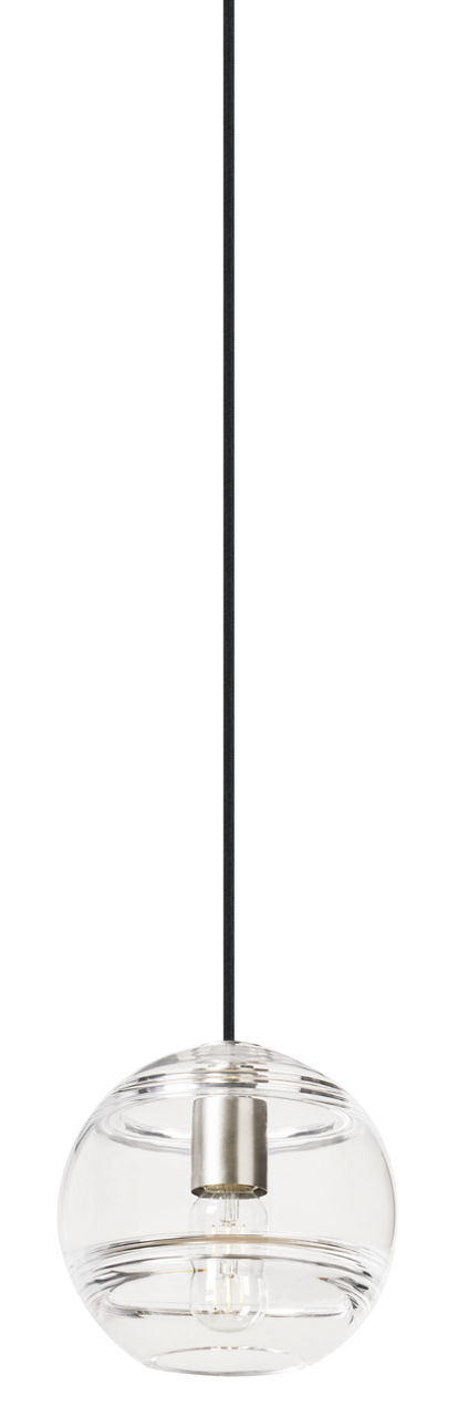 Sedona Medium Pendant Clear Satin Nickel 2700K 90 CRI led t14 90 cri 2700k 120v