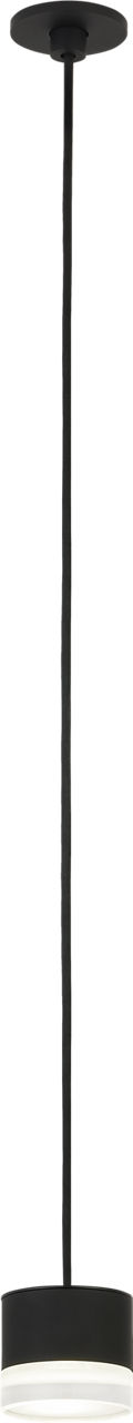 Gable Port Alone Pendant 1 Light Port Alone Nightshade Black 3000K 90 CRI integrated led 90 cri 3000k 120v-277v unv
