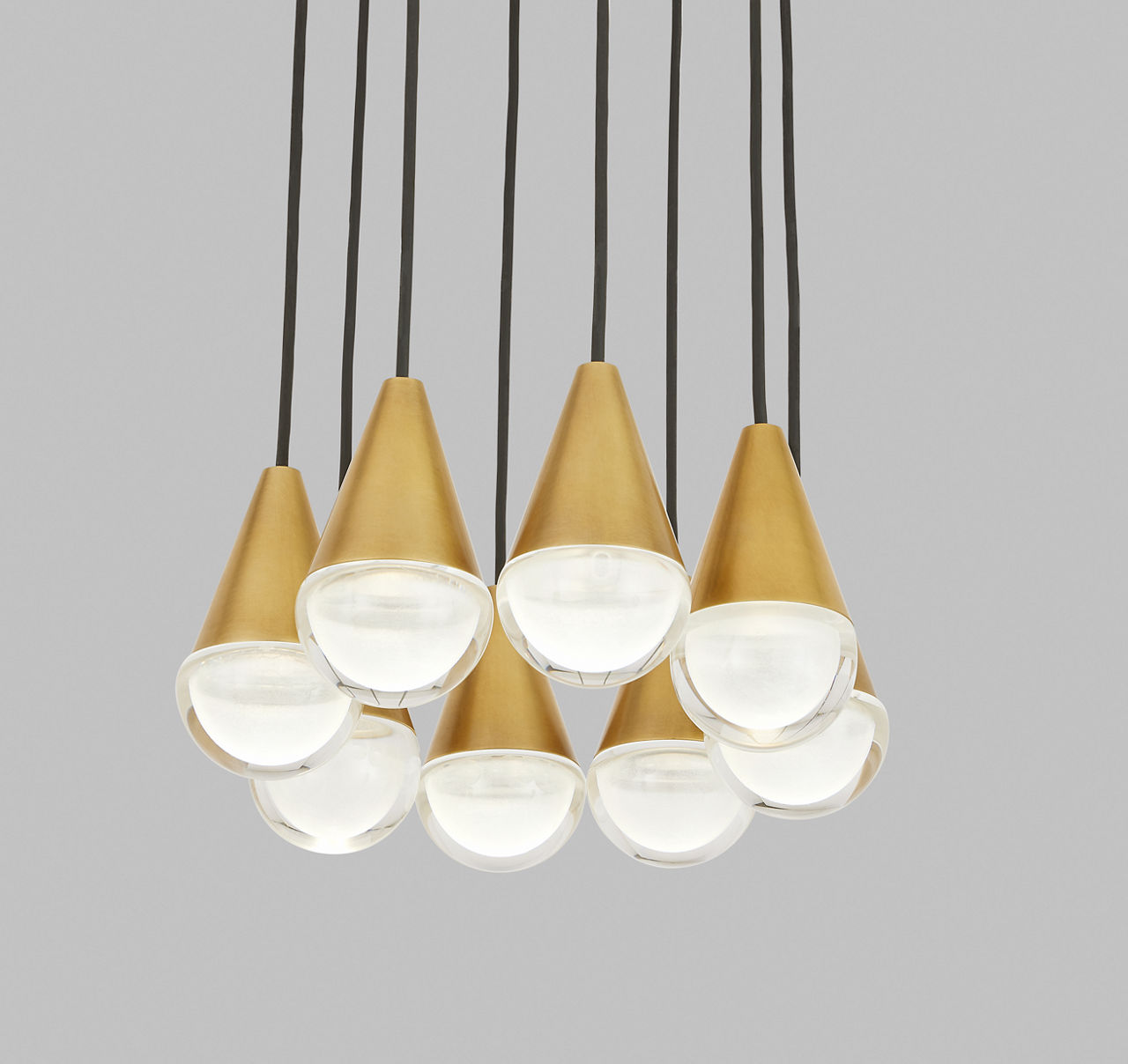Cupola 8-Light Chandelier - 700TRSPCPA8 | Visual Comfort