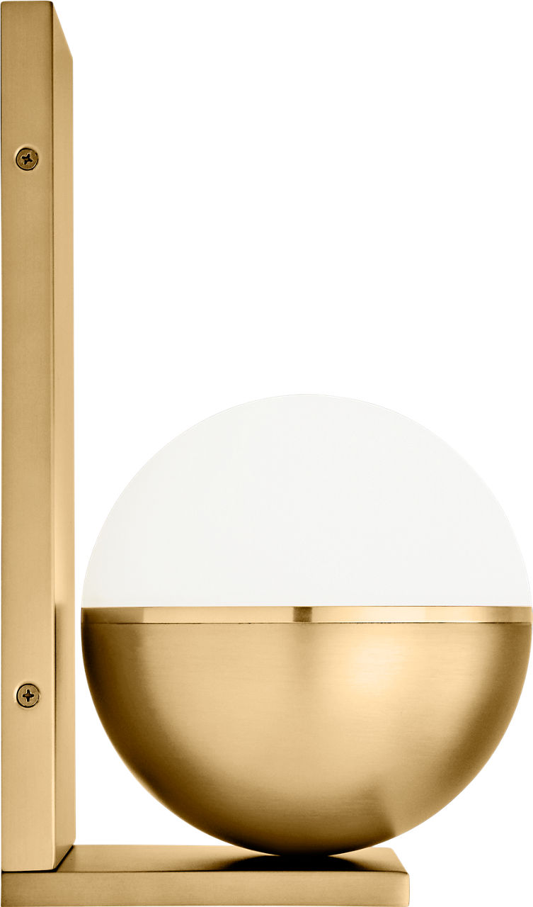 Akova Wall Plated Brass / Plated Brass 2700K 90 CRI led 90 cri 2700k 120v