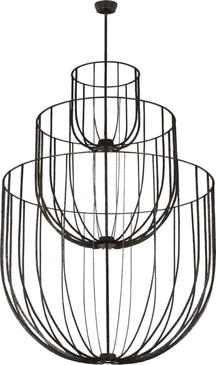 Sanchi Grande Three Tier Chandelier - SLCH329 | Visual Comfort