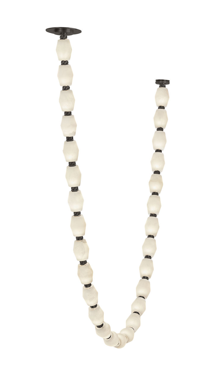 Collier Alabaster 84 Chandelier in Bronze 2700K Surface 120V-277V Universal