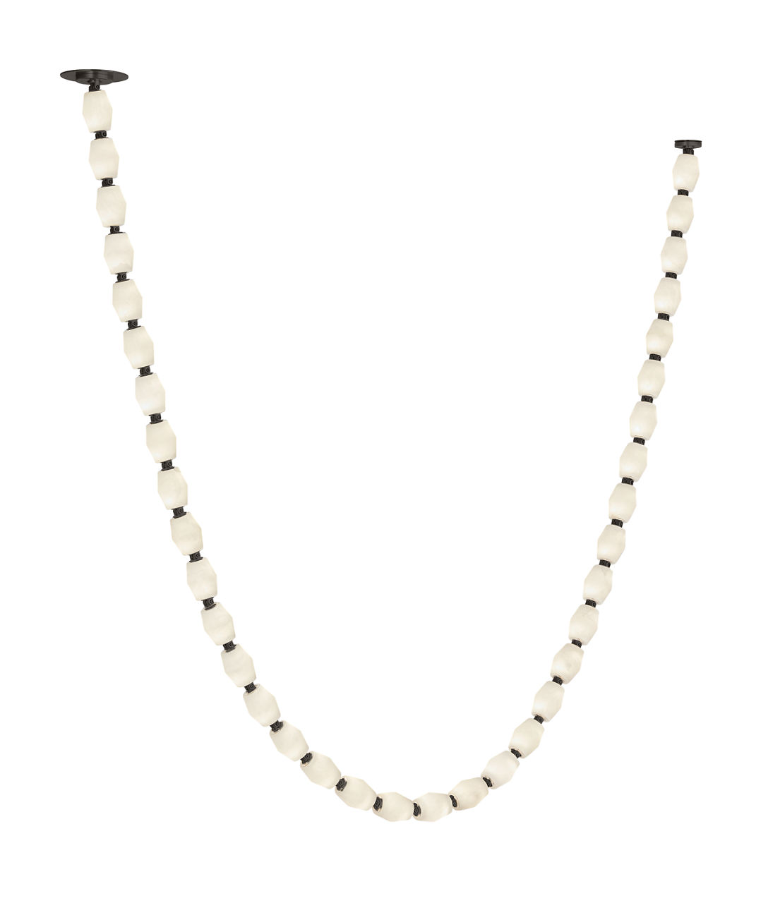 Collier Alabaster 108 Chandelier in Bronze 3000K Remote 120V