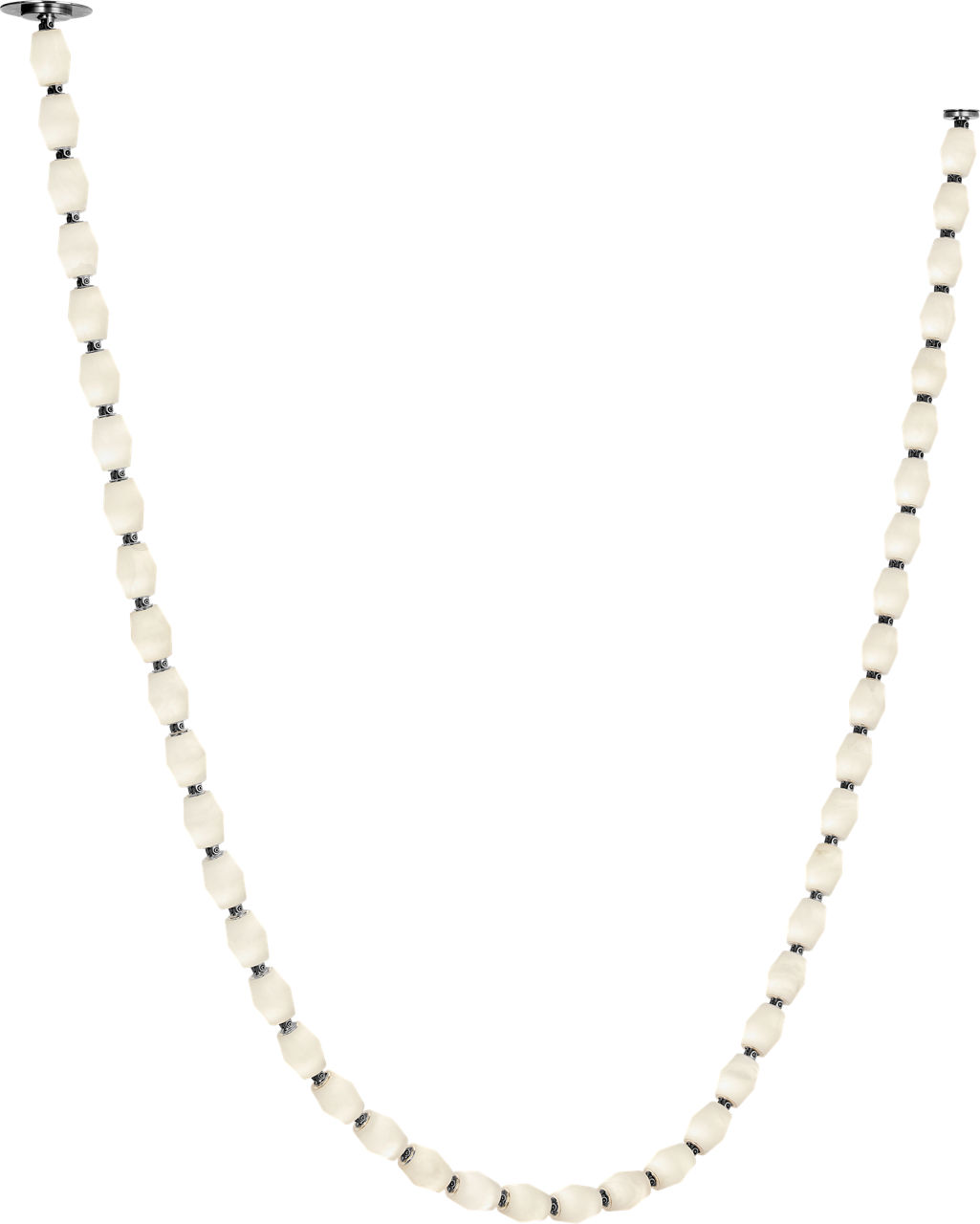 Collier Alabaster 132 Chandelier in Polished Nickel 2700K Remote 120V