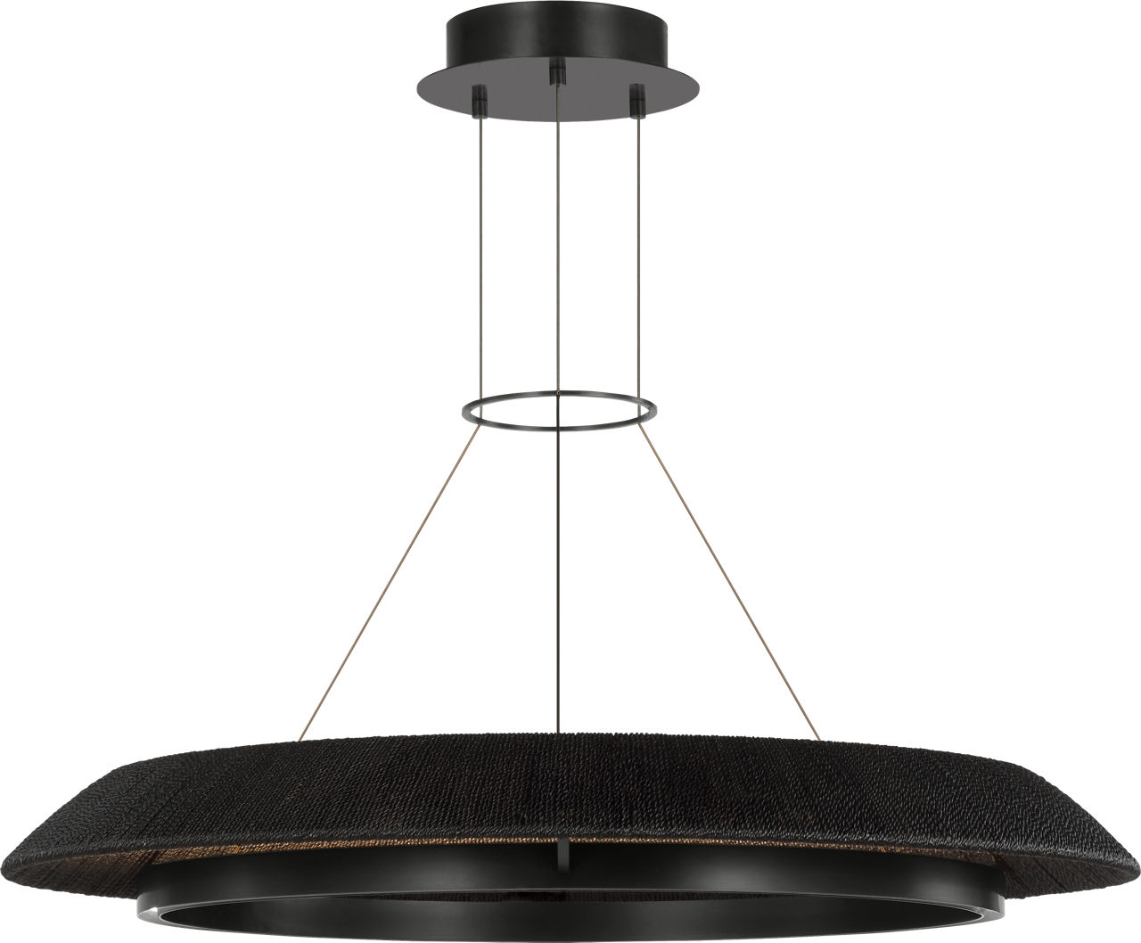 Noa Large Chandelier Washed Black Bronze 2700K 90 CRI