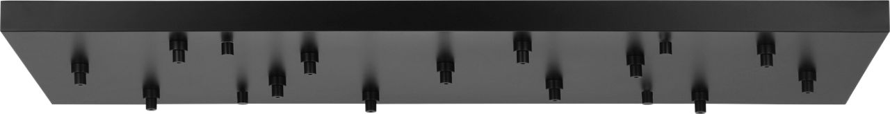 54" Rectangular Multiport Canopy Nightshade Black