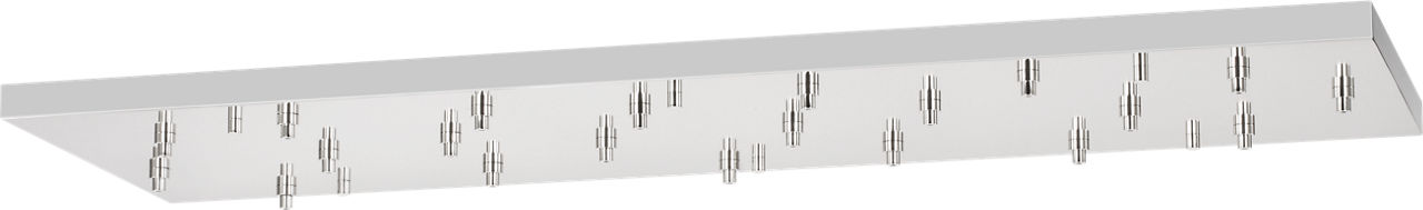 72" Rectangular Multiport Canopy polished nickel
