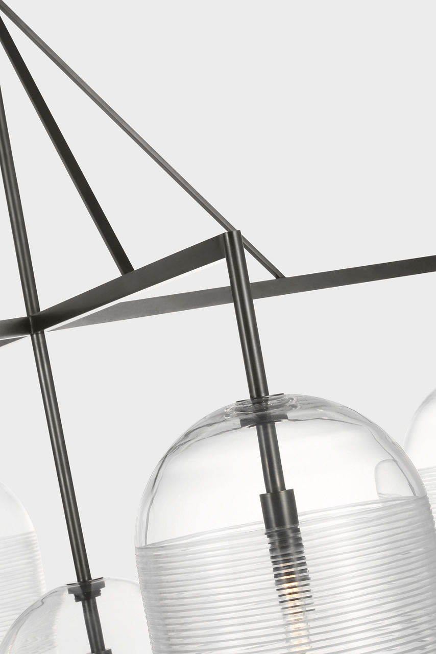 Leano 52 Chandelier - SLCH636 | Visual Comfort