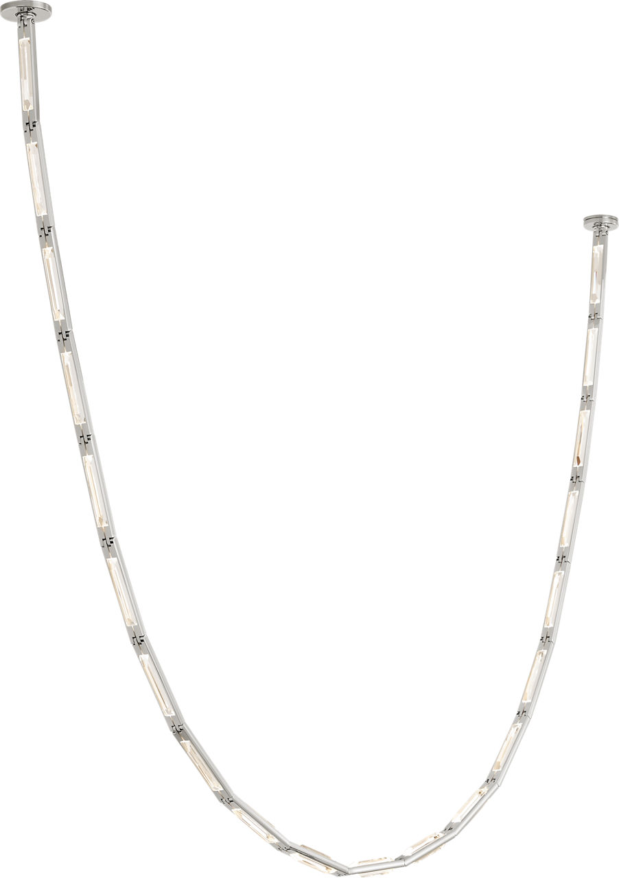 Catena 103 Chandelier in Polished Nickel 3000K Remote 120V