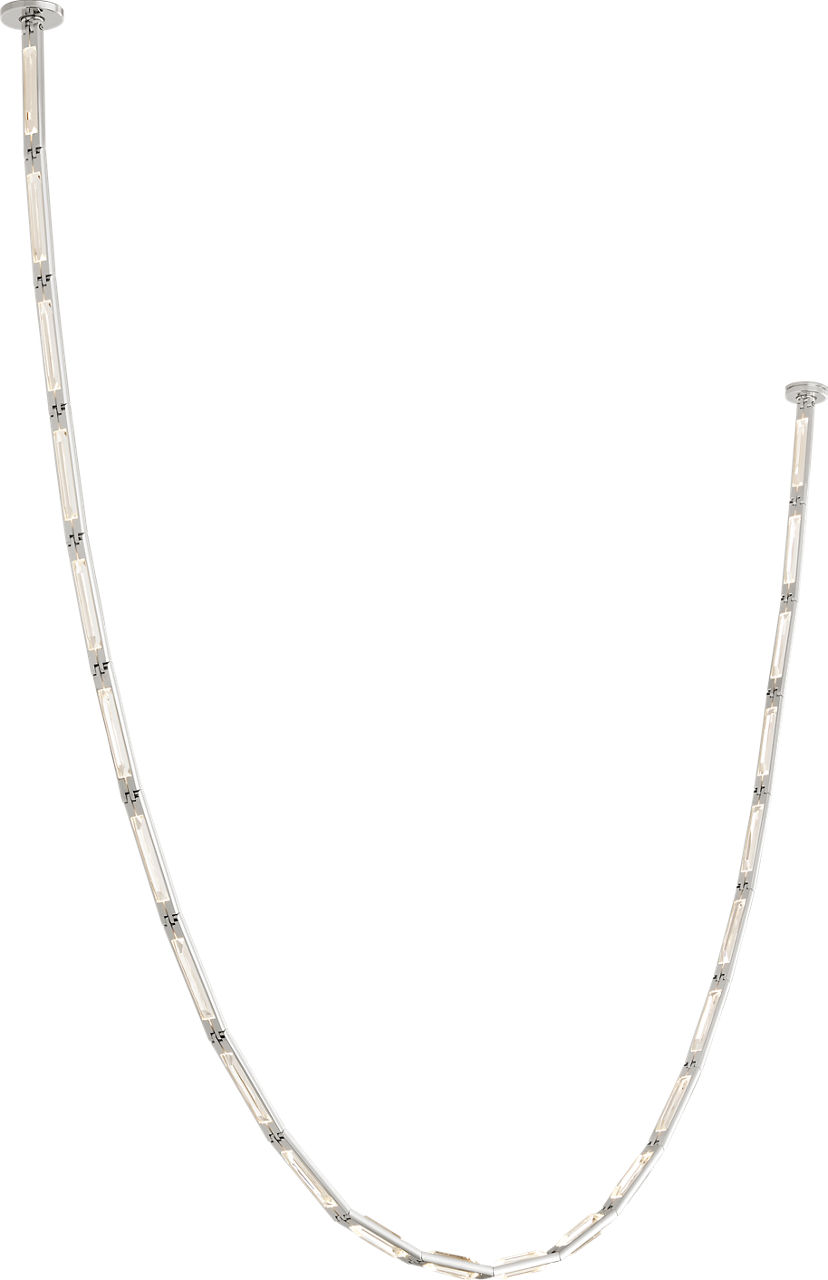 Catena 118 Chandelier in Polished Nickel 2700K Remote 120V