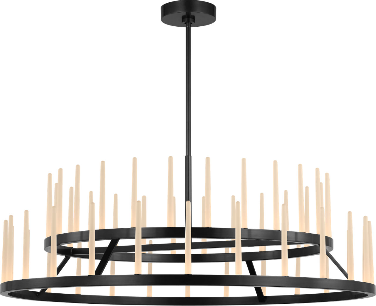 Sagrada 49 Two-Tier Chandelier in Bronze