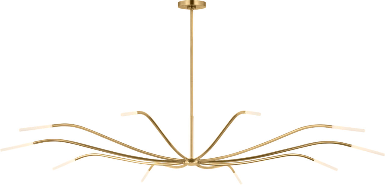 Lajos 67 Chandelier in Hand-Rubbed Antique Brass
