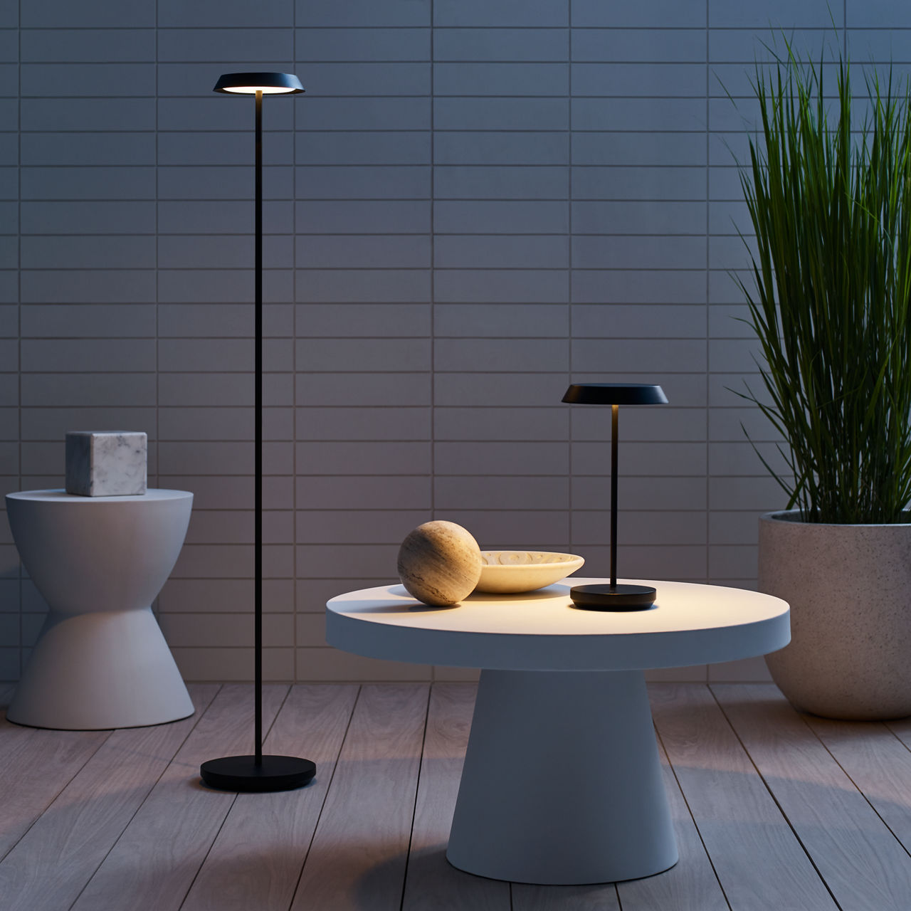 Tepa Medium Rechargeable Floor Lamp - SLFL536 | Visual Comfort