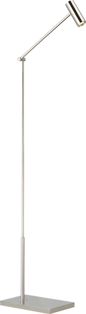 Ponte Small Floor Lamp polished nickel 3000K 90 CRI
