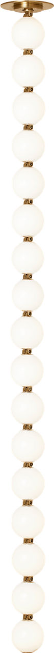 Perle 48 Pendant in Natural Brass 2700K Surface 120V-277V Universal