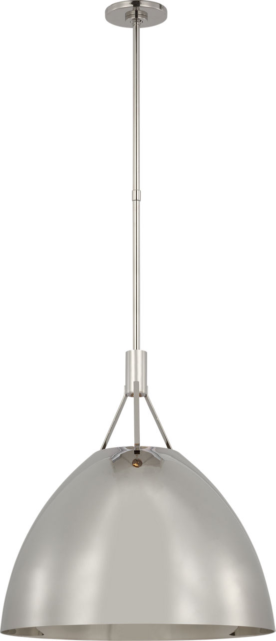 Sospeso Dome X-Large Pendant polished nickel 2700K 90 CRI